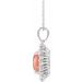 Halo-Style Necklace or Pendant