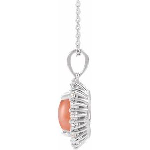 Halo-Style Necklace or Pendant