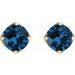 Round 4-Prong Stud Earrings