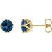 Round 4-Prong Stud Earrings