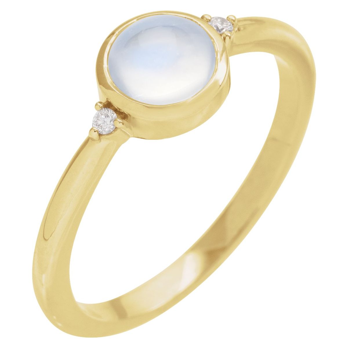 Bezel-Set Cabochon Ring