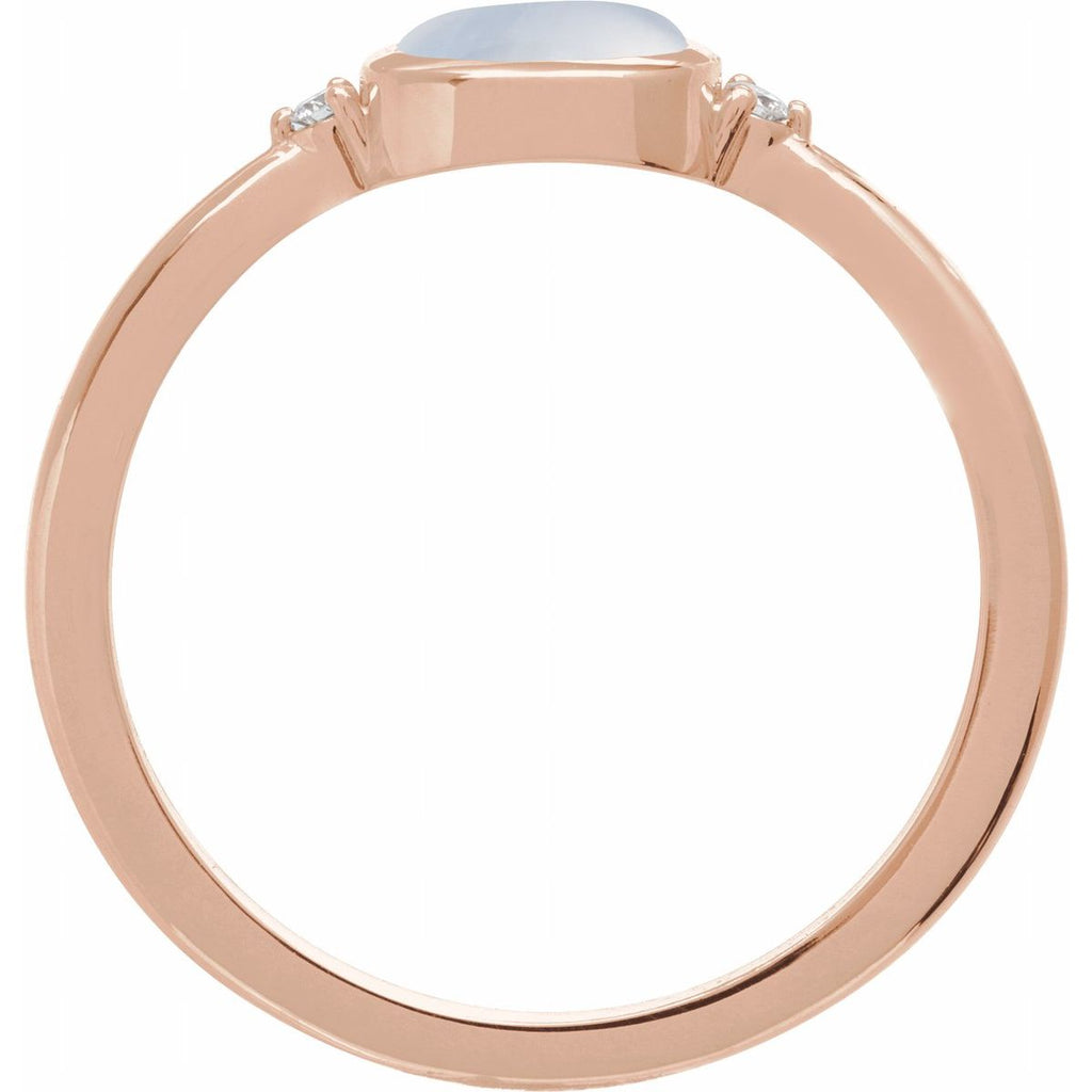 Bezel-Set Cabochon Ring