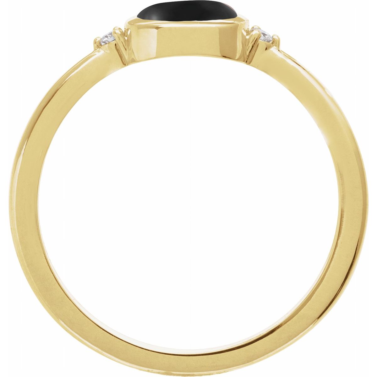Bezel-Set Cabochon Ring