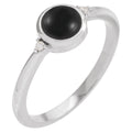 Bezel-Set Cabochon Ring