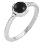 Bezel-Set Cabochon Ring