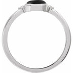 Bezel-Set Cabochon Ring