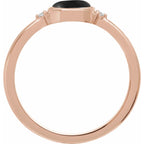 Bezel-Set Cabochon Ring