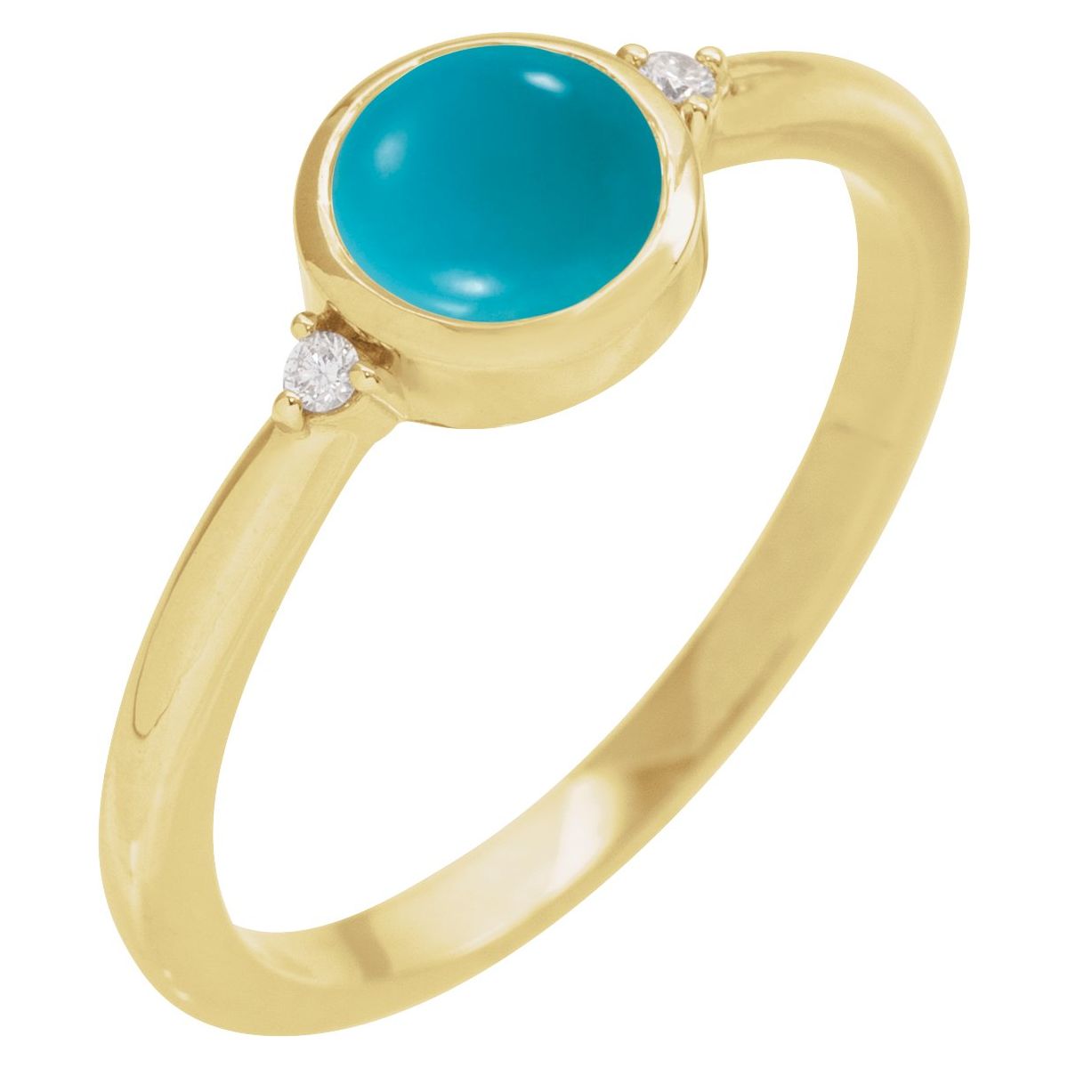 Bezel-Set Cabochon Ring