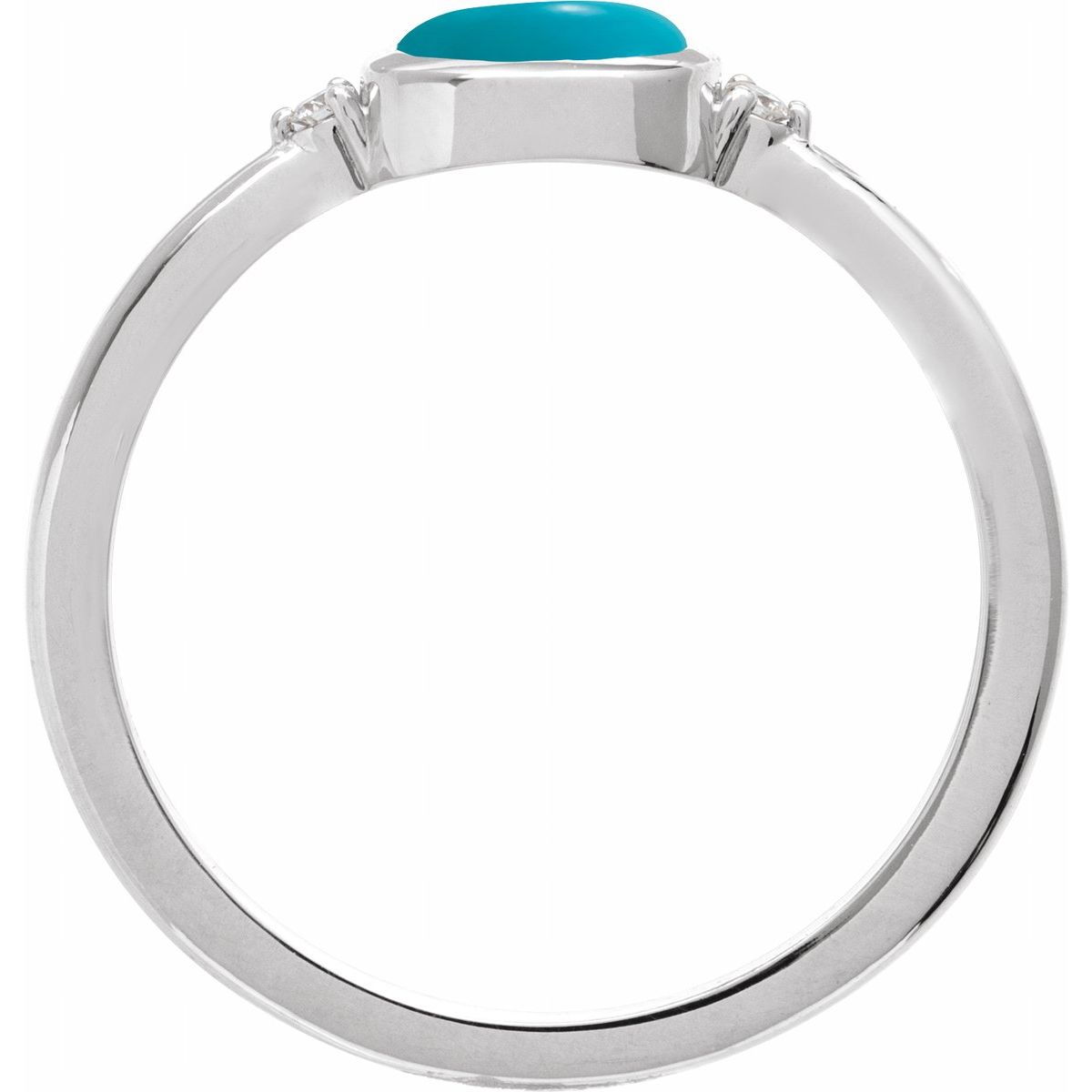 Bezel-Set Cabochon Ring