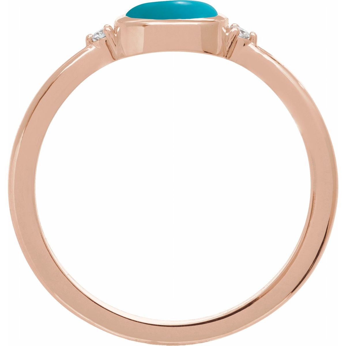 Bezel-Set Cabochon Ring
