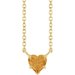 Heart Solitaire Necklace