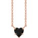 Heart Solitaire Necklace