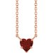 Heart Solitaire Necklace