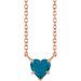 Heart Solitaire Necklace