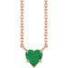 Heart Solitaire Necklace