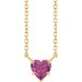 Heart Solitaire Necklace