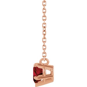Heart Solitaire Necklace