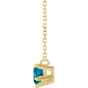 Heart Solitaire Necklace
