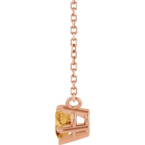 Heart Solitaire Necklace