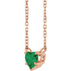 Heart Solitaire Necklace