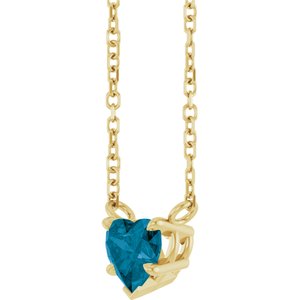 Heart Solitaire Necklace