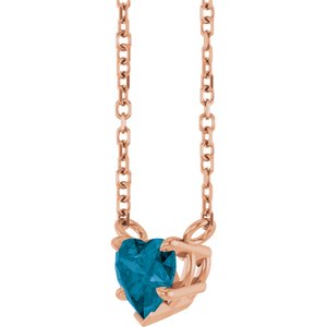 Heart Solitaire Necklace