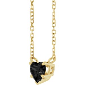 Heart Solitaire Necklace