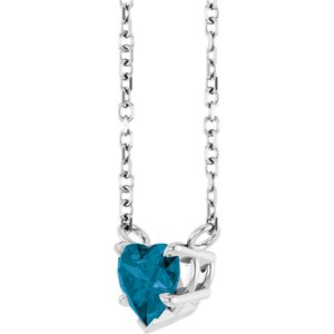 Heart Solitaire Necklace