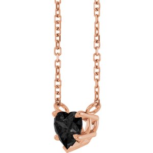 Heart Solitaire Necklace