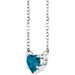 Heart Solitaire Necklace