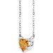 Heart Solitaire Necklace