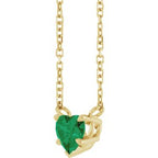 Heart Solitaire Necklace