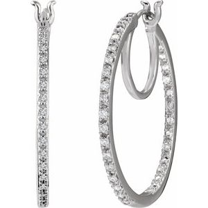 Inside-Outside Hoop Earrings