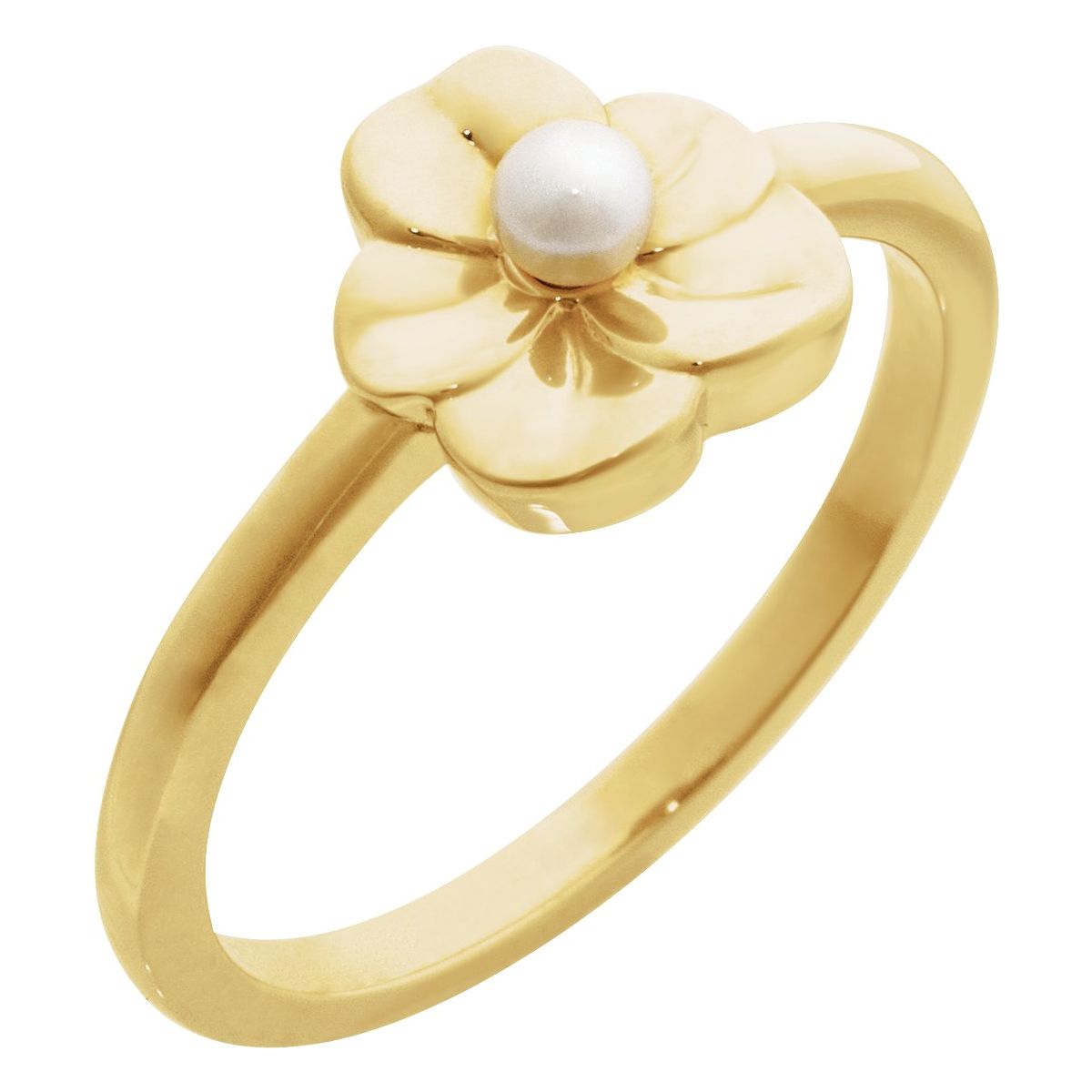 Floral Pearl Ring