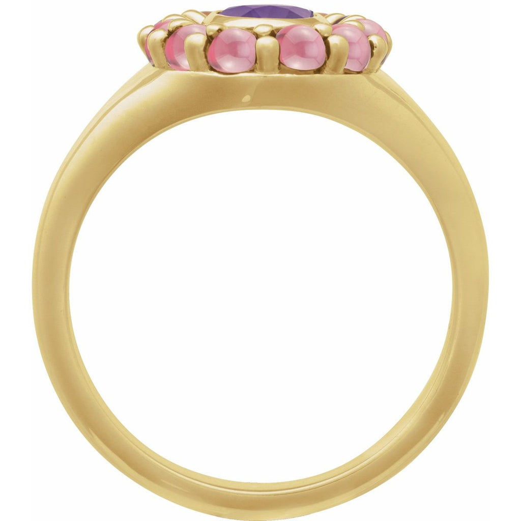 Halo-Style Ring