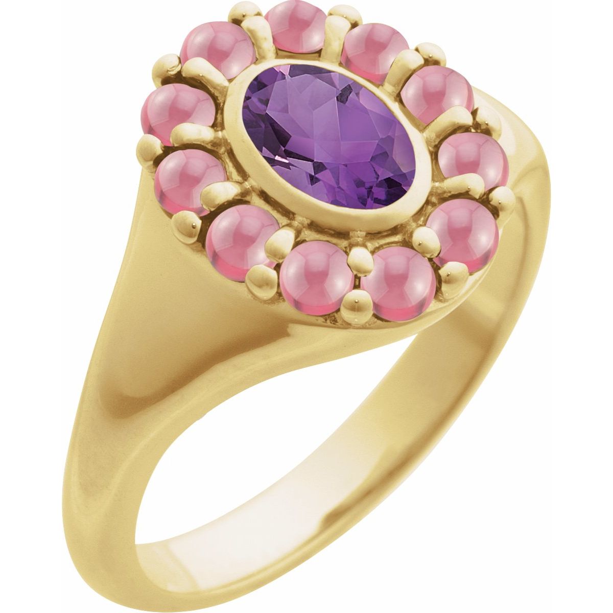 Halo-Style Ring