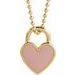 Enamel Heart Necklace or Pendant