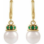 Pearl Hoop Earrings