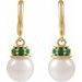Pearl Hoop Earrings
