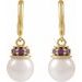 Pearl Hoop Earrings