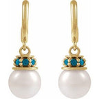 Pearl Hoop Earrings