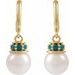 Pearl Hoop Earrings