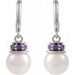 Pearl Hoop Earrings