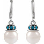 Pearl Hoop Earrings