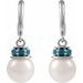 Pearl Hoop Earrings
