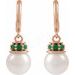 Pearl Hoop Earrings