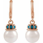Pearl Hoop Earrings