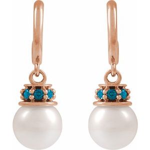 Pearl Hoop Earrings