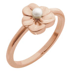 Floral Pearl Ring