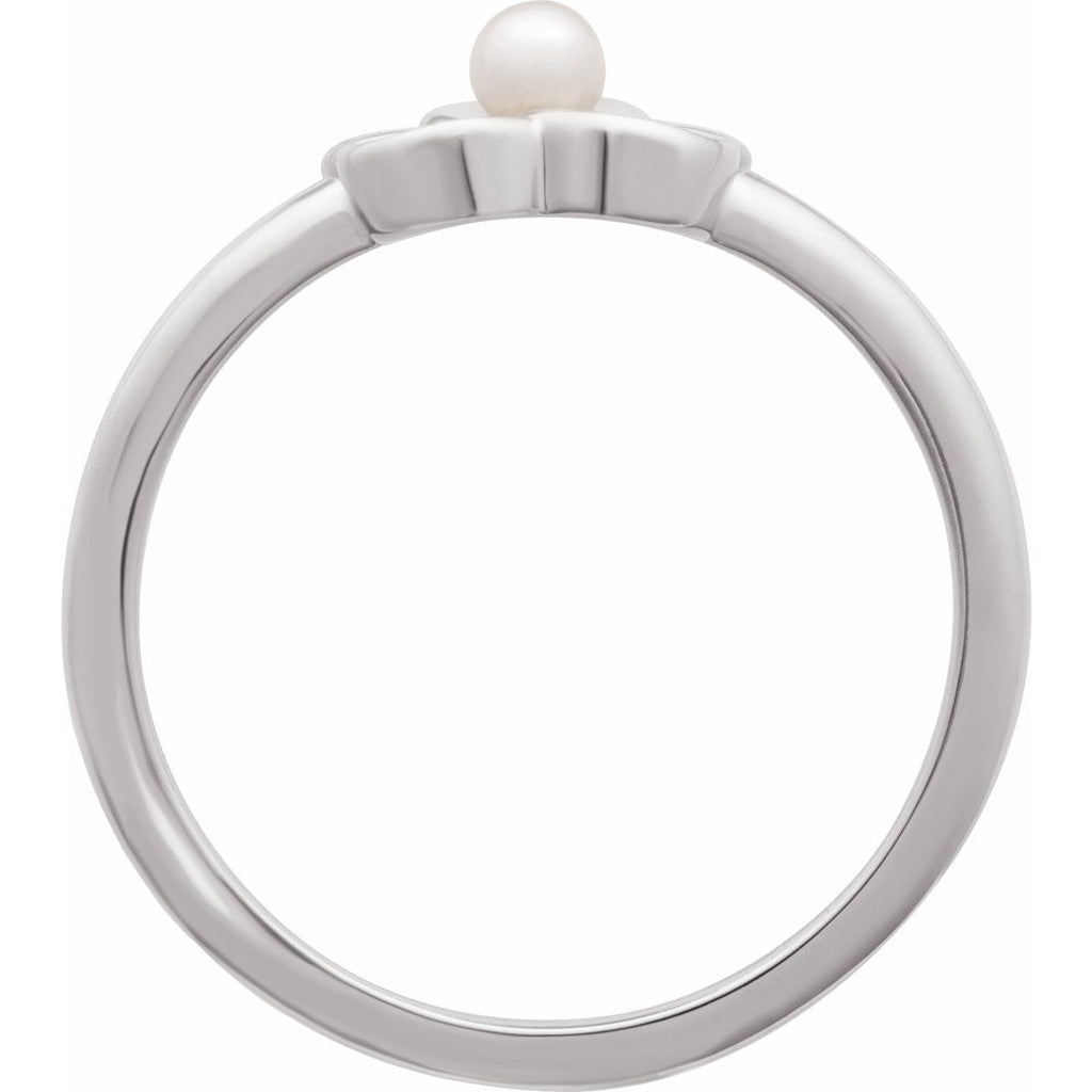 Floral Pearl Ring